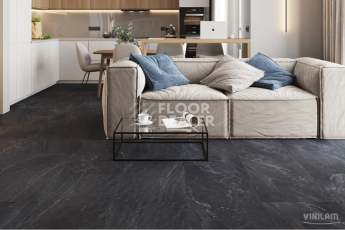 Ceramo Vinilam Stone 8 мм 91910 Неаполитанский Черный фото 5 | FLOORDEALER